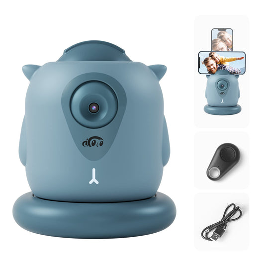 Auto Face-Tracking Phone Holder — 360° Smart Tripod Mount