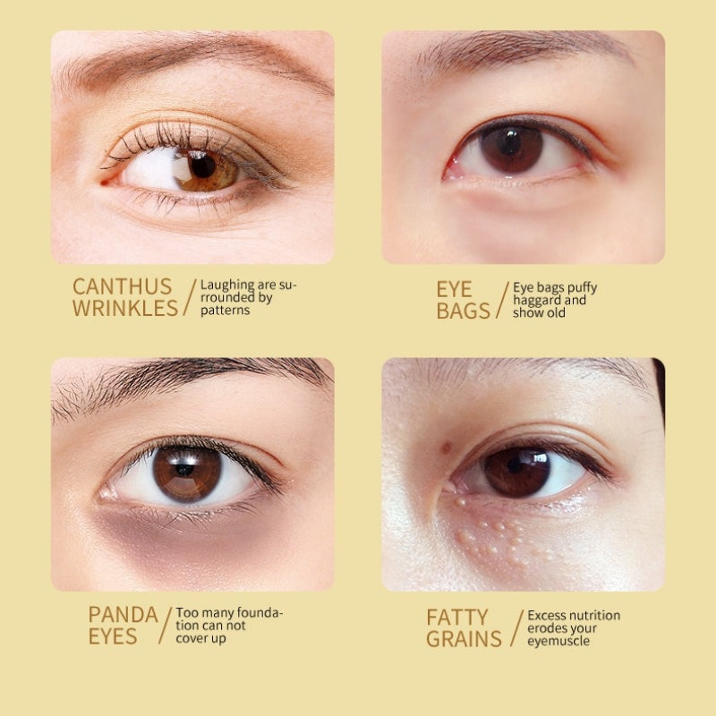 Gold Under-Eye Masks — Hydrating & De-Puffing (60 Pack)