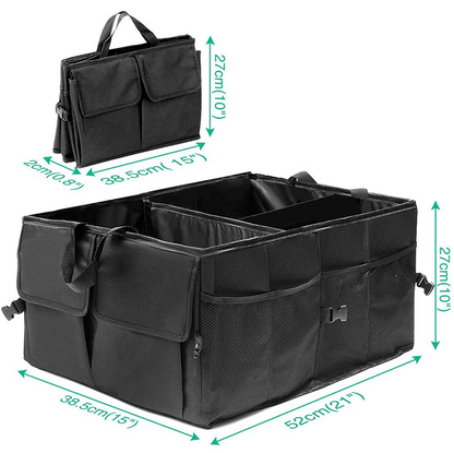 Trunk Cargo Organizer Folding Storage Collapse Bag Bin For Car Truck