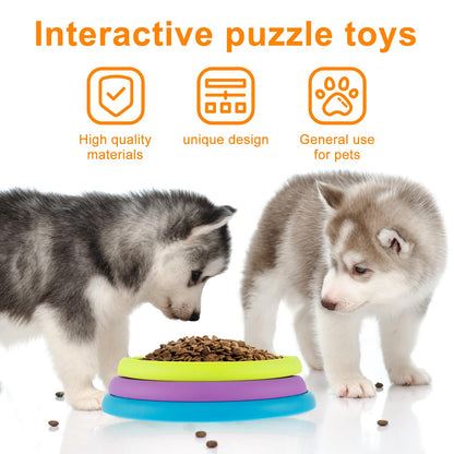 Pet Slow Food Bowl Anti Choking Cat Bowl,3in1 Interactive Dog Feeder