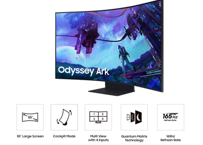 Samsung 55" Odyssey Ark 4K UHD 1000R Curved Monitor