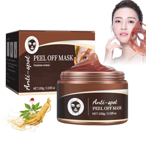 Nicgou Peel Off Mask，Anti Aging Peel Off Mask Ginseng Korean，Pro-Herbal Refining Peel-Off Facial Mask，For All Skin Types (1pcs)