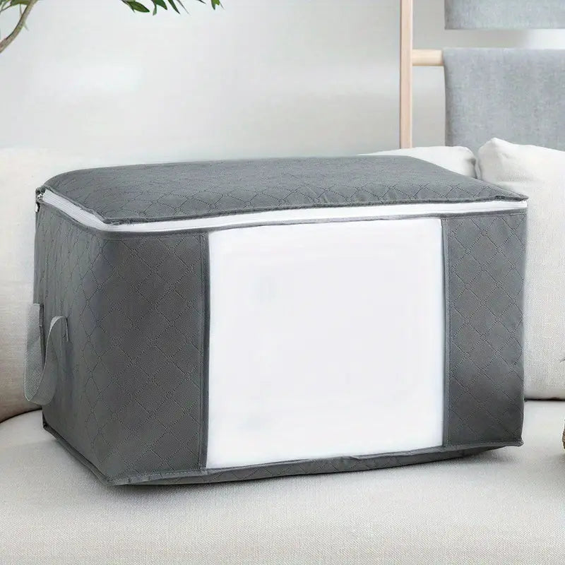 90L Large Foldable Storage Bags with Durable Handles