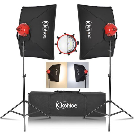 Kshioe Professional Photo Video Studio 500W Stepless dimming